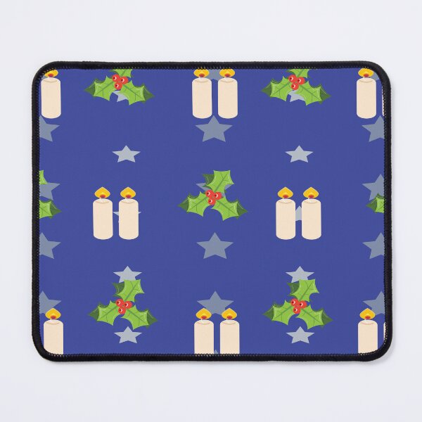 Item preview, Festive Holly & Candle Pattern | Modern Christmas Decor designed and sold by Figaro-17.