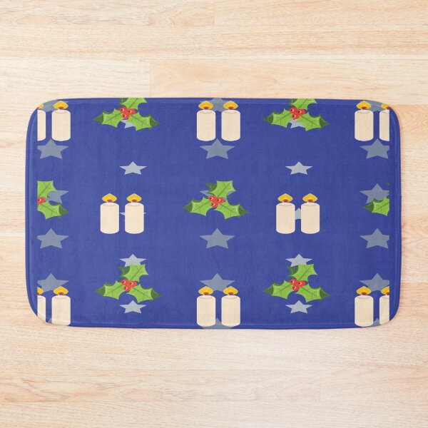 Item preview, Festive Holly & Candle Pattern | Modern Christmas Decor designed and sold by Figaro-17.