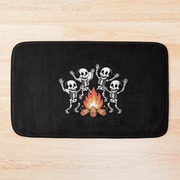 Item preview, Skeleton Dancing Around The Bonfire Funny Halloween designed and sold by VladimiaPutin.