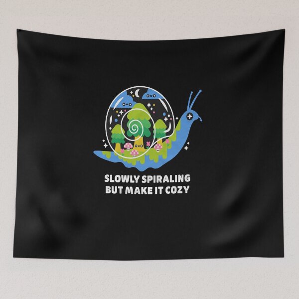 Item preview, Slowly Spiraling But Make It Cozy Funny Snail designed and sold by namibambam.