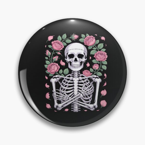 Item preview, Skeleton Flowers Sad Goth Purple Pink Death Alt Aesthetic designed and sold by VladimiaPutin.
