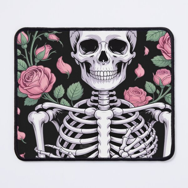 Item preview, Skeleton Flowers Sad Goth Purple Pink Death Alt Aesthetic designed and sold by VladimiaPutin.