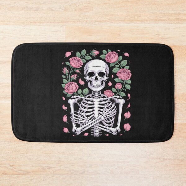 Item preview, Skeleton Flowers Sad Goth Purple Pink Death Alt Aesthetic designed and sold by VladimiaPutin.