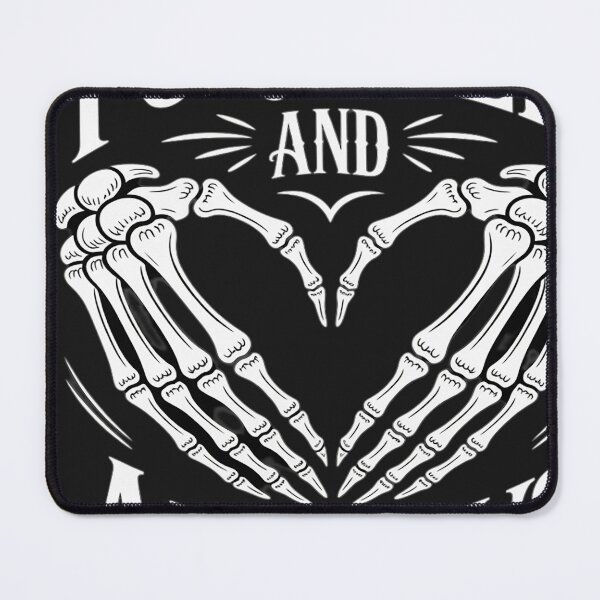 Item preview, Skeleton Hands Heart Tatto Marriage Flower Love designed and sold by VladimiaPutin.