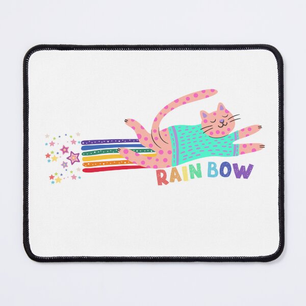 Item preview, Rainbow Cat designed and sold by Playful Strokes pom@pom.