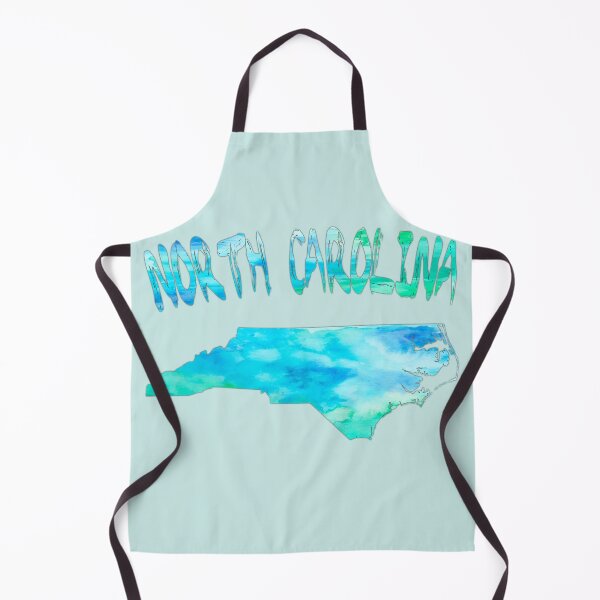 Item preview, North Carolina Watercolor Vibe, Coastal to Mountain State Map designed and sold by mashmosh.