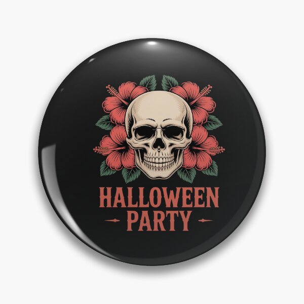 Item preview, Skeleton Scull Flowers Halloween Magic Party designed and sold by VladimiaPutin.