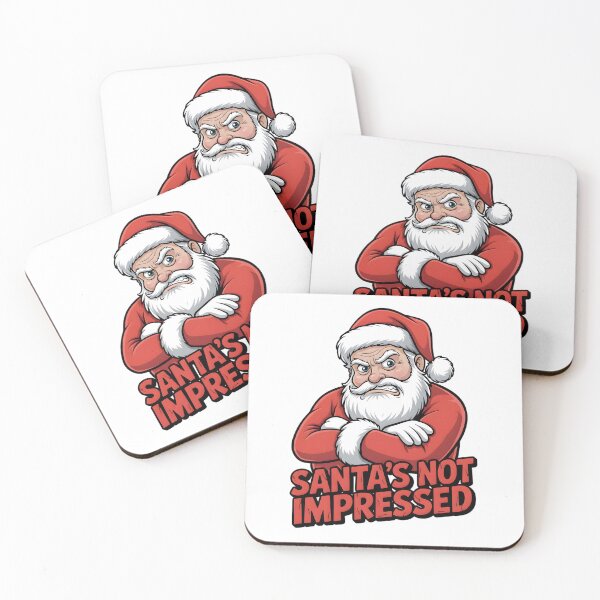 Item preview, Santa’s Not Impressed – Funny Angry Santa Christmas Cartoon designed and sold by SoulenCify.