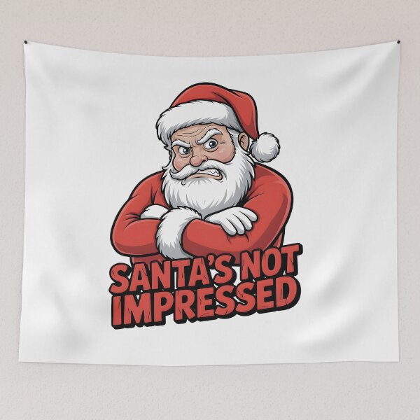 Item preview, Santa’s Not Impressed – Funny Angry Santa Christmas Cartoon designed and sold by SoulenCify.