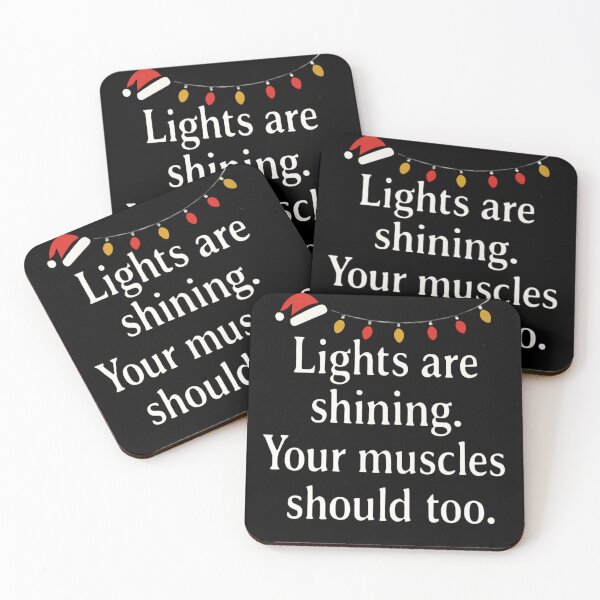 Item preview, Lights are shining. Your Muscles should too. designed and sold by Motivive.