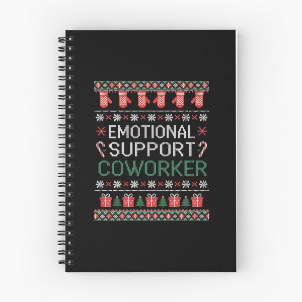 Item preview, Emotional Support Coworker Ugly Christmas designed and sold by StephenDDArt.