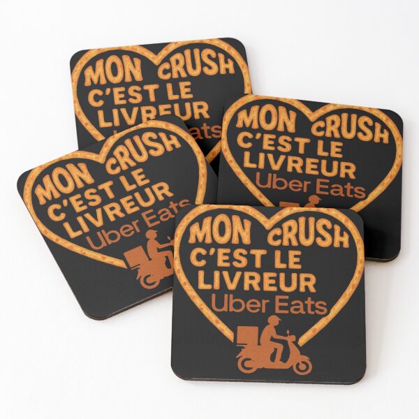 Item preview, My crush is the Uber Eats delivery guy. designed and sold by ContreKulture.