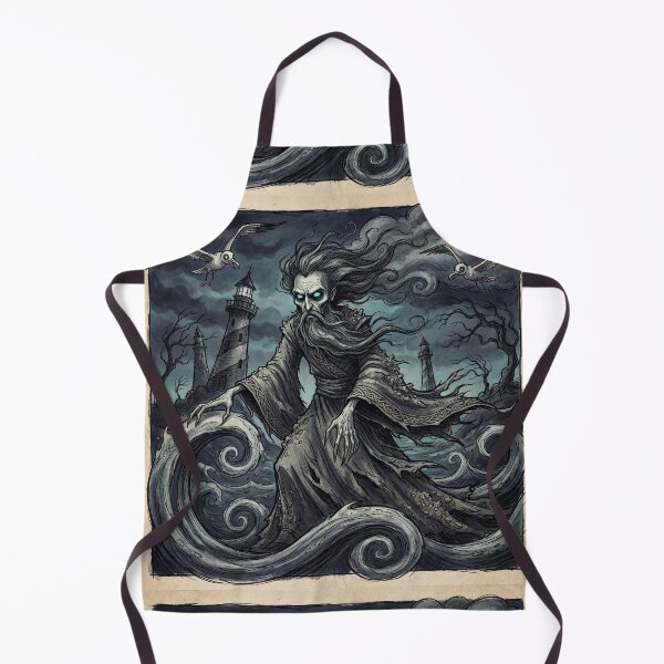 Item preview, Njord the Storm God Ancient Norse God Gothic style illustration designed and sold by Vintage Designs +.