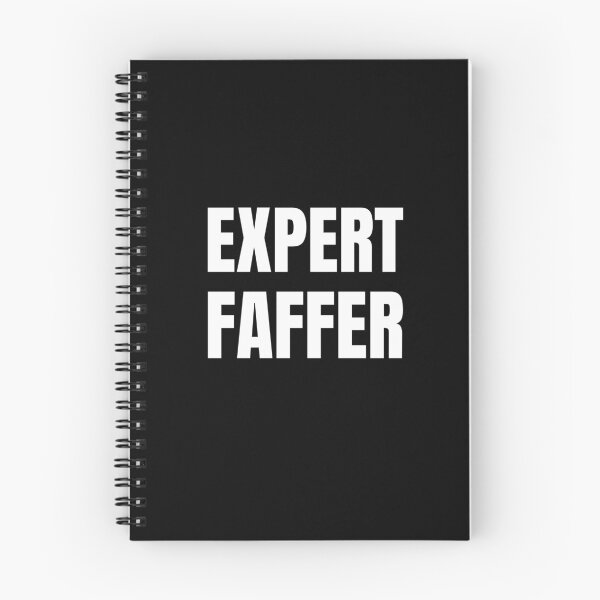 Item preview, Expert Faffer – Funny British Slang Minimalist Text Design designed and sold by TalkTee Me.