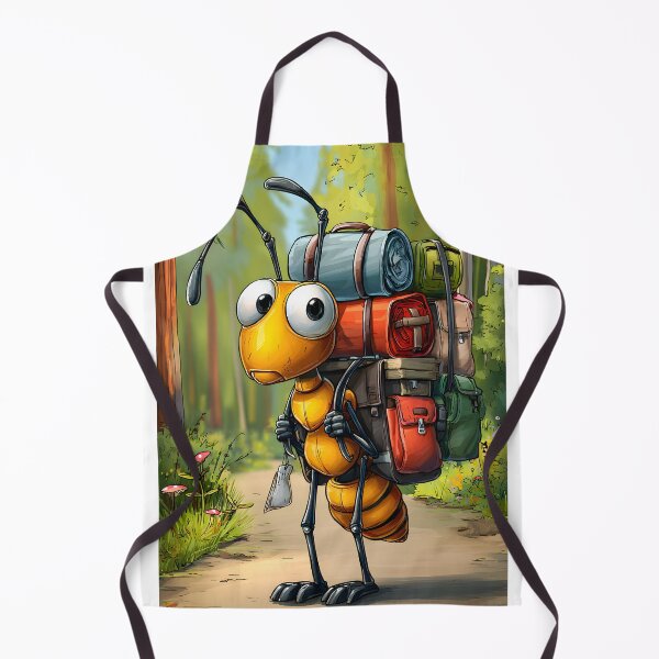 Item preview, Adventurous Ant with Backpack in Forest Scene designed and sold by Artessie.