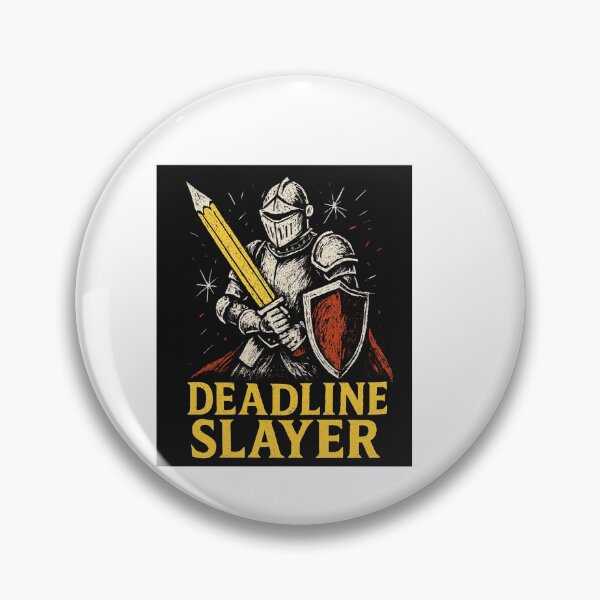 Artikelvorschau, Deadline Slayer Ritter mit Bleistiftschwert – Lustiges Büro-Tassen-Design Klassisches T-Shirt entworfen und verkauft von inkfluenceart.