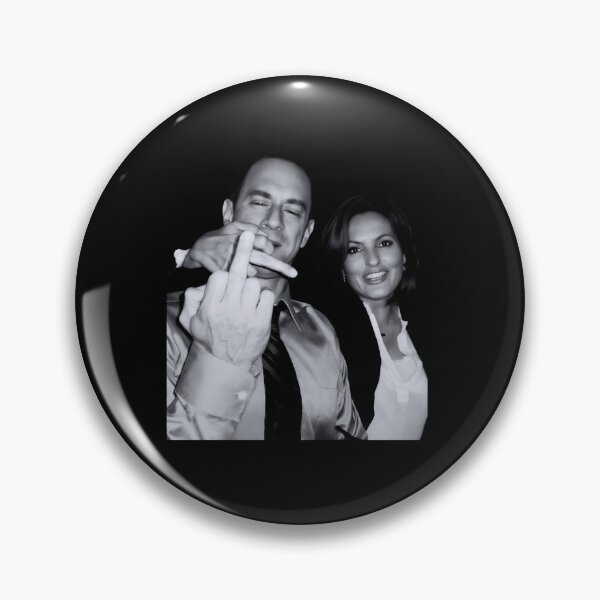 Item preview, Elliot Stabler And Olivia Benson Actors And Musicians Giving The Middle Finger designed and sold by HunterxyDesigs.