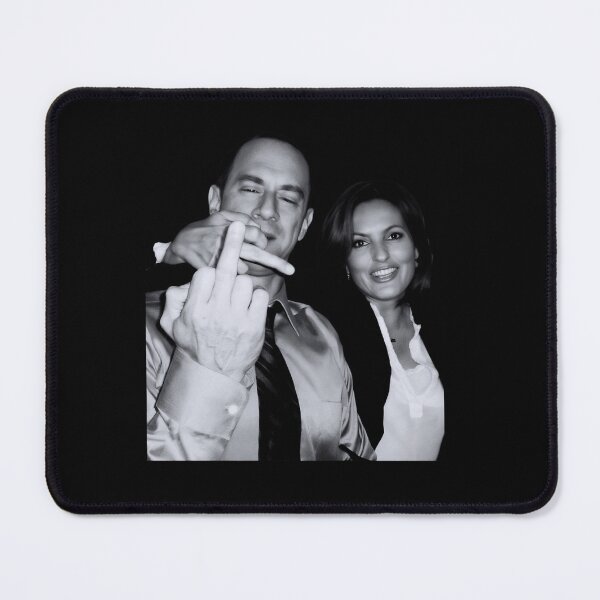 Item preview, Elliot Stabler And Olivia Benson Actors And Musicians Giving The Middle Finger designed and sold by HunterxyDesigs.