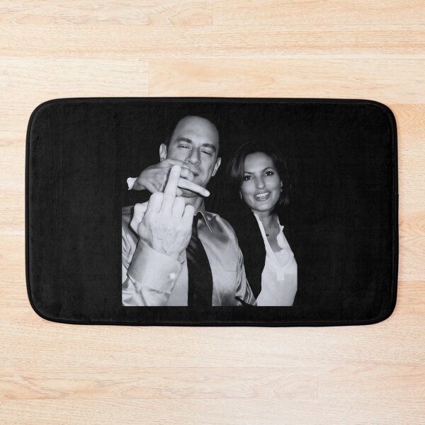 Item preview, Elliot Stabler And Olivia Benson Actors And Musicians Giving The Middle Finger designed and sold by HunterxyDesigs.