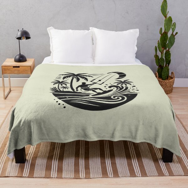 Item preview, Kiteboarding in Paradise – Kiteboarder Adventure Shirt, Sticker & Mug designed and sold by RollFuzzy.