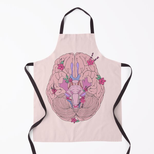 Item preview, Human brain with colorful flowers  designed and sold by mikasa.art.