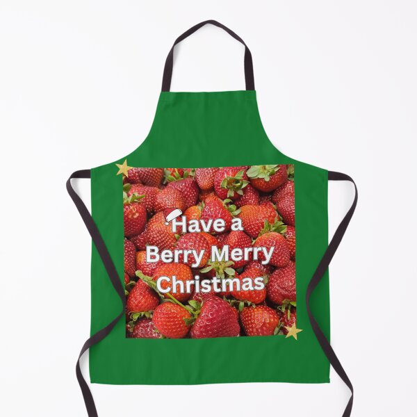 Item preview, Have a Berry Merry Christmas – Cute Strawberry Christmas Pun Design designed and sold by MadeInNapTime.