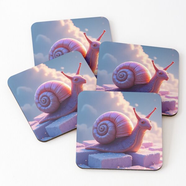 Item preview, Fantastic snail on a cube-shaped world designed and sold by Mianku | Für das Leben.