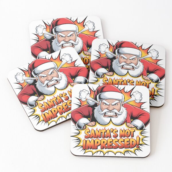 Item preview, Santa’s Not Impressed – Funny Angry Santa Christmas Comic Design designed and sold by SoulenCify.