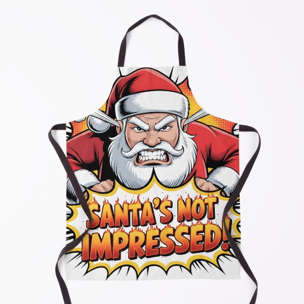 Item preview, Santa’s Not Impressed – Funny Angry Santa Christmas Comic Design designed and sold by SoulenCify.