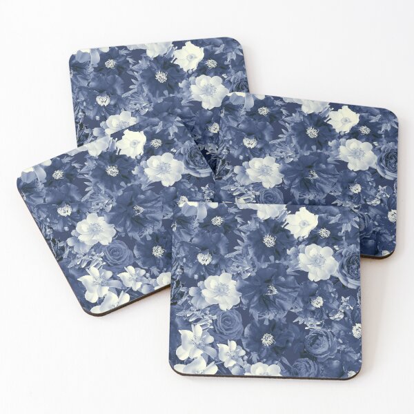 Item preview, Vintage Style Blue Pattern of Roses  designed and sold by Petra Lang.