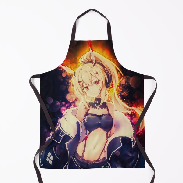 Item preview, Ayanami From Azur Lane Anime Girl With Futuristic Black Outfit And Fiery Light designed and sold by thedarvills.