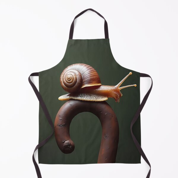 Item preview, Snail on a rusty walking stick designed and sold by Mianku | Für das Leben.