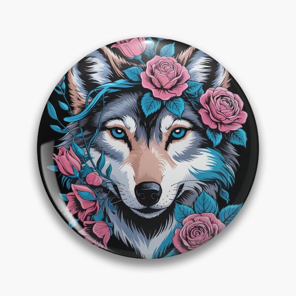 Item preview, Boho Floral Lone Wolf for Men Women Boys Girls Kids1 designed and sold by MyzoToyota.