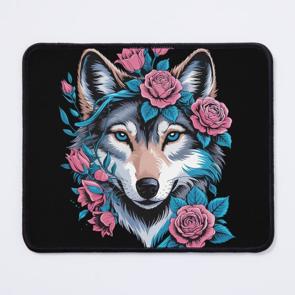 Item preview, Boho Floral Lone Wolf for Men Women Boys Girls Kids1 designed and sold by MyzoToyota.