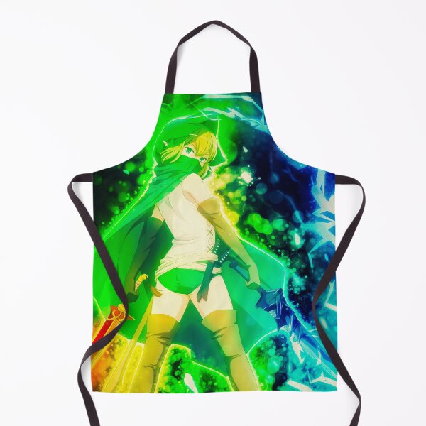 Item preview, Ryuu Lion Silent Guardian Danmachi Magic Forest Green Light designed and sold by thedarvills.