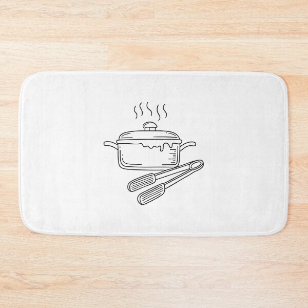 Item preview, Tongs resting near a pan on the stove designed and sold by rasagamastore.