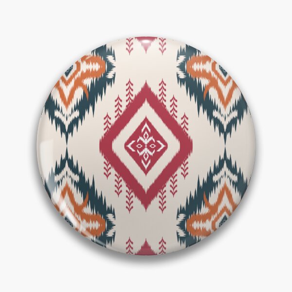 Item preview, Colorful Traditional Ikat Design designed and sold by Modular Prints.