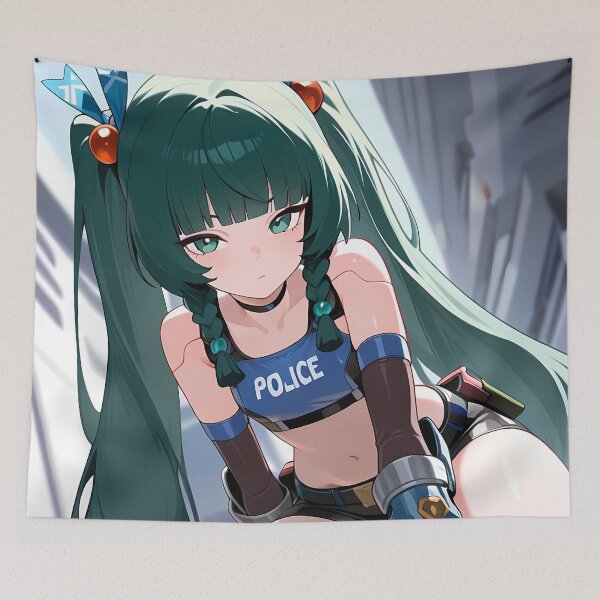 Item preview, Qingyi Zenless Zone Zero Anime Girl Futuristic Police Urban Adventure designed and sold by thedarvills.