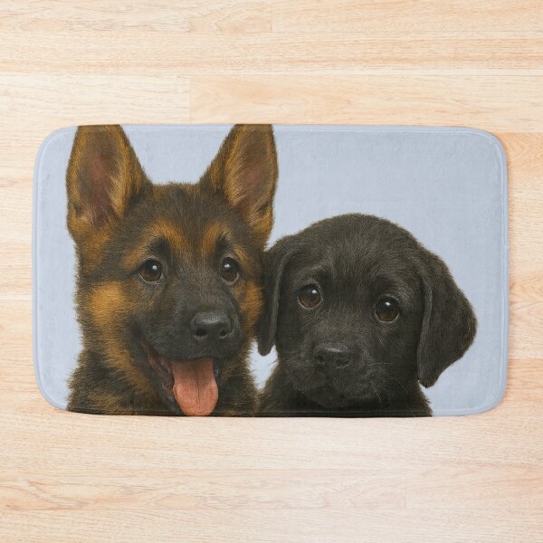 Item preview, Pocket Pups – German Shepherd & Black Lab Peeking From Denim designed and sold by TroyTheTerrific.