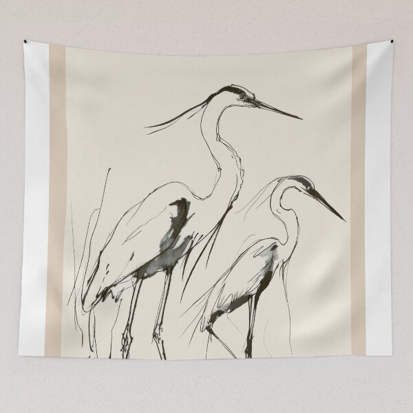 Item preview, Two Herons designed and sold by Branka Kodzoman.