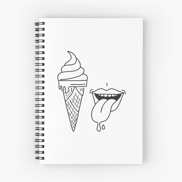 Item preview, A tongue near a dripping ice cream cone designed and sold by rasagamastore.