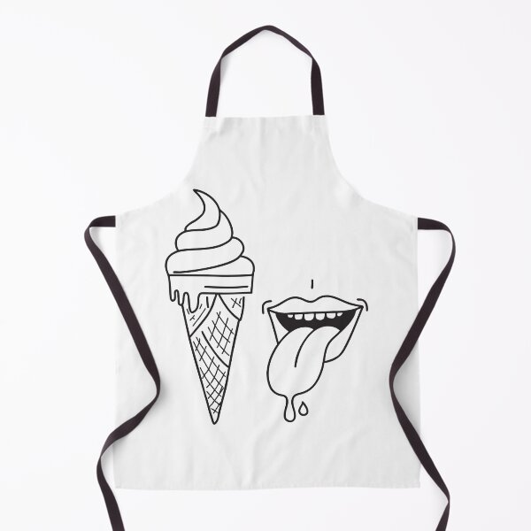 Item preview, A tongue near a dripping ice cream cone designed and sold by rasagamastore.