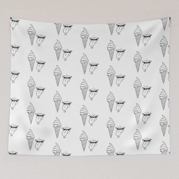 Item preview, A tongue near a dripping ice cream cone designed and sold by rasagamastore.