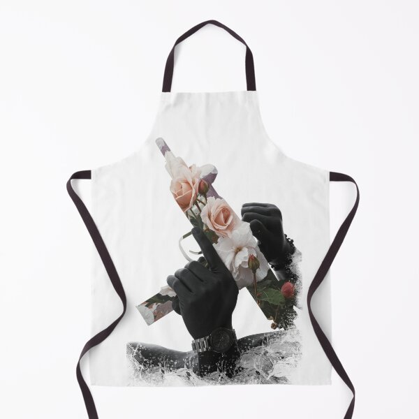 Item preview, Floral Uzi – Contrasting Beauty & Power Art Illustration designed and sold by Baymang.