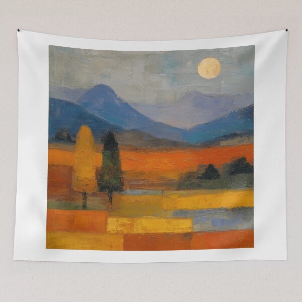 Item preview, Serene Mountain Landscape at Sunset designed and sold by lautir.