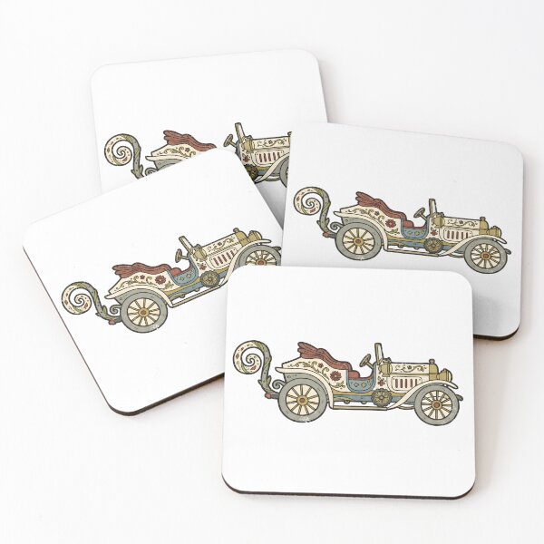 Item preview, Vintage Floral Car  designed and sold by dreephic22.