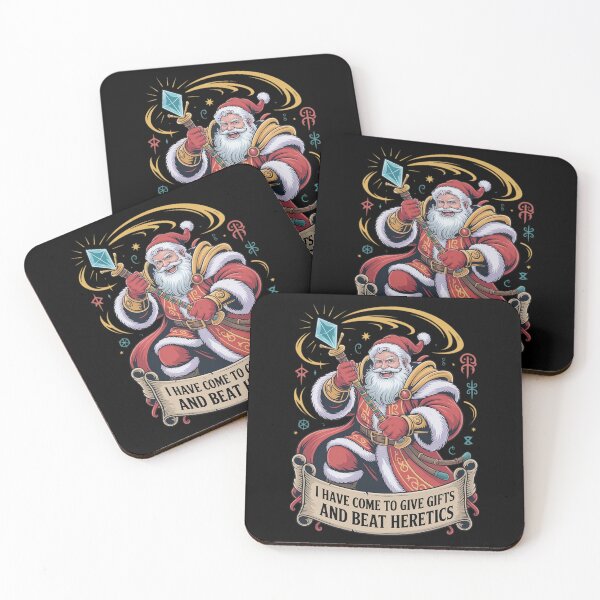 Item preview, I have come to give gifts and beat heretics - Fantasy Santa RPG Parody  designed and sold by Tomasz  Siennicki.