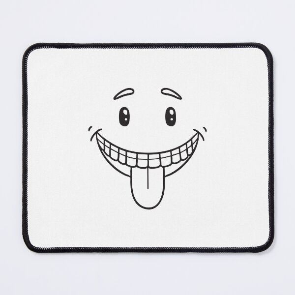 Item preview, A tongue poking between teeth beside a smirk designed and sold by rasagamastore.