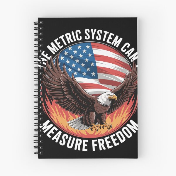 Item preview, The Metric System Can't Measure Freedom Eagle USA Flag Meme  designed and sold by InspiredFoul.