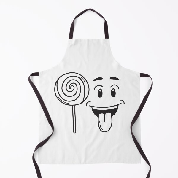 Item preview, A tongue sticking out beside a lollipop designed and sold by rasagamastore.